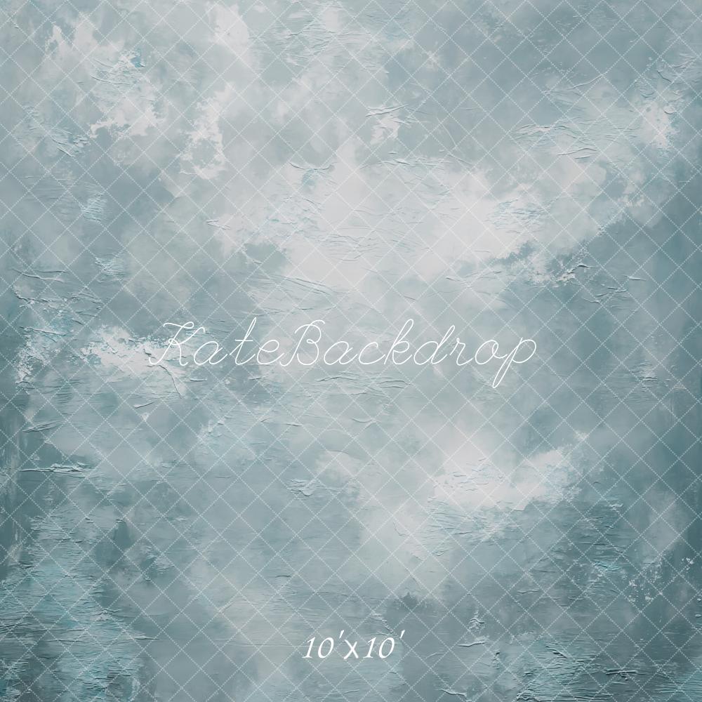 Kate Blue Abstract Texture Backdrop Designed by GQ - Image 7