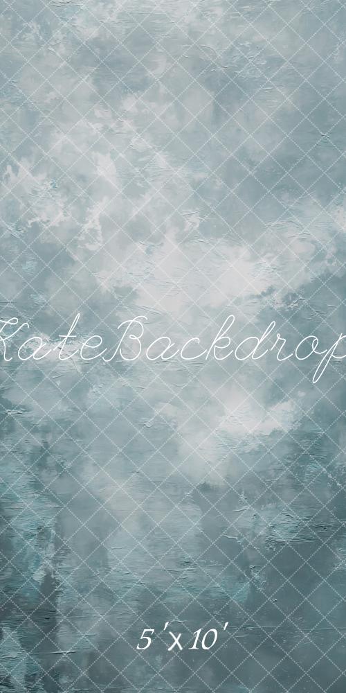 Kate Blue Abstract Texture Backdrop Designed by GQ - Image 9