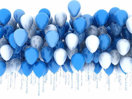 Kate Blue Balloon Photo Backdrops For Children Birthday Party Holiday - Image 3