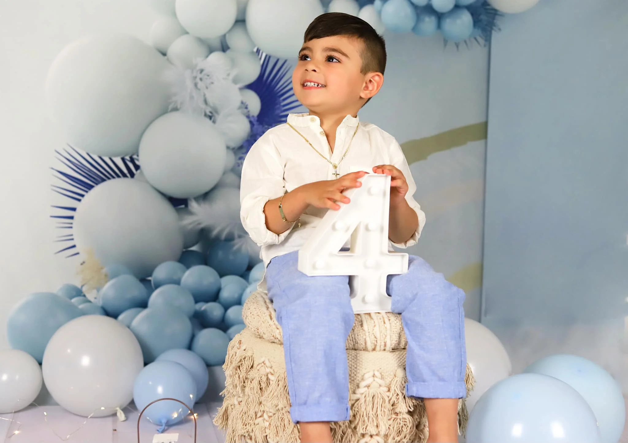 Kate Blue Boho Balloons Backdrop Designed by Uta Mueller Photography - Image 17