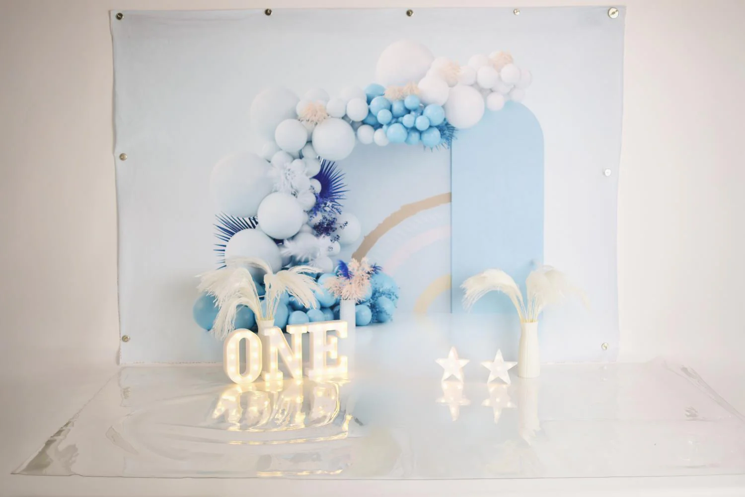 Kate Blue Boho Cake Smash Photo Kit - Image 7