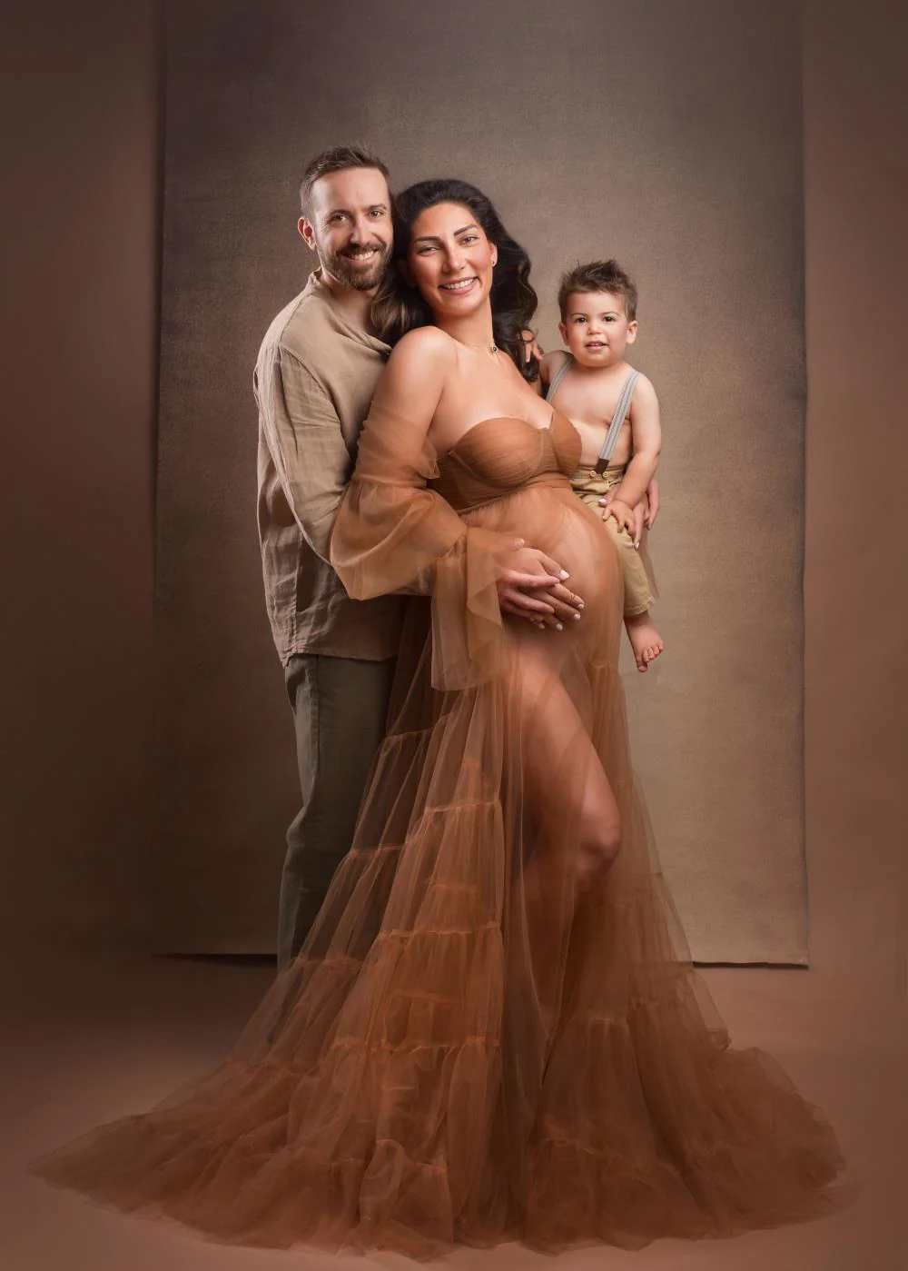 Kate Sexy Tulle Maternity Photoshoot Dress - Image 3
