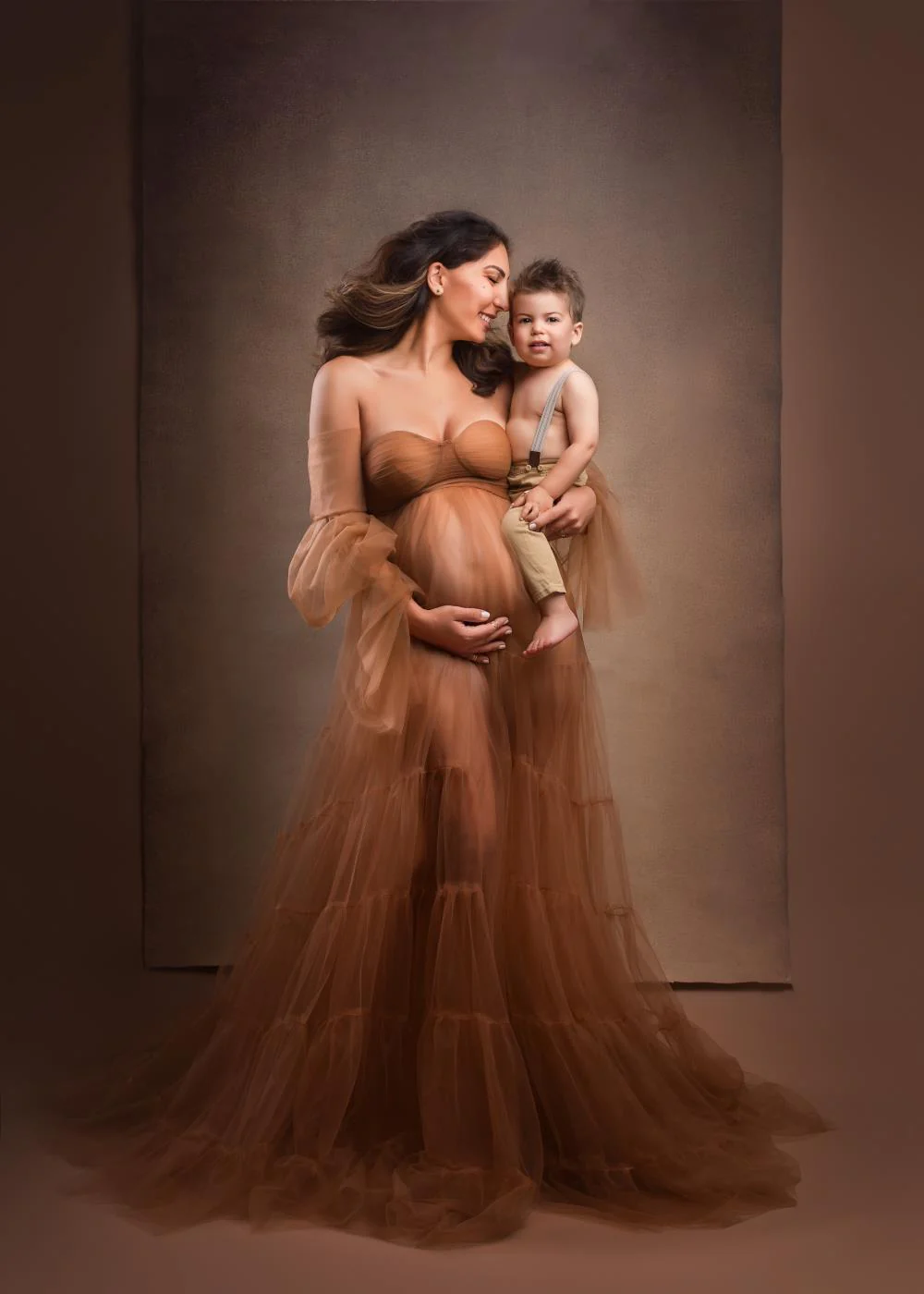 Kate Sexy Tulle Maternity Photoshoot Dress - Image 6