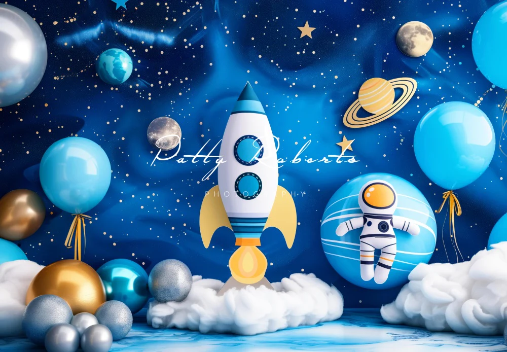 Kate Blue Universe Space Backdrop Designed by Patty Robert - Image 2