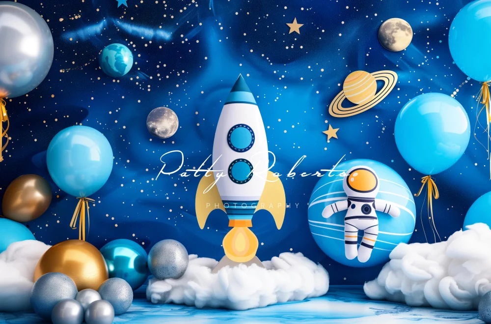 Kate Blue Universe Space Backdrop Designed by Patty Robert - Image 3