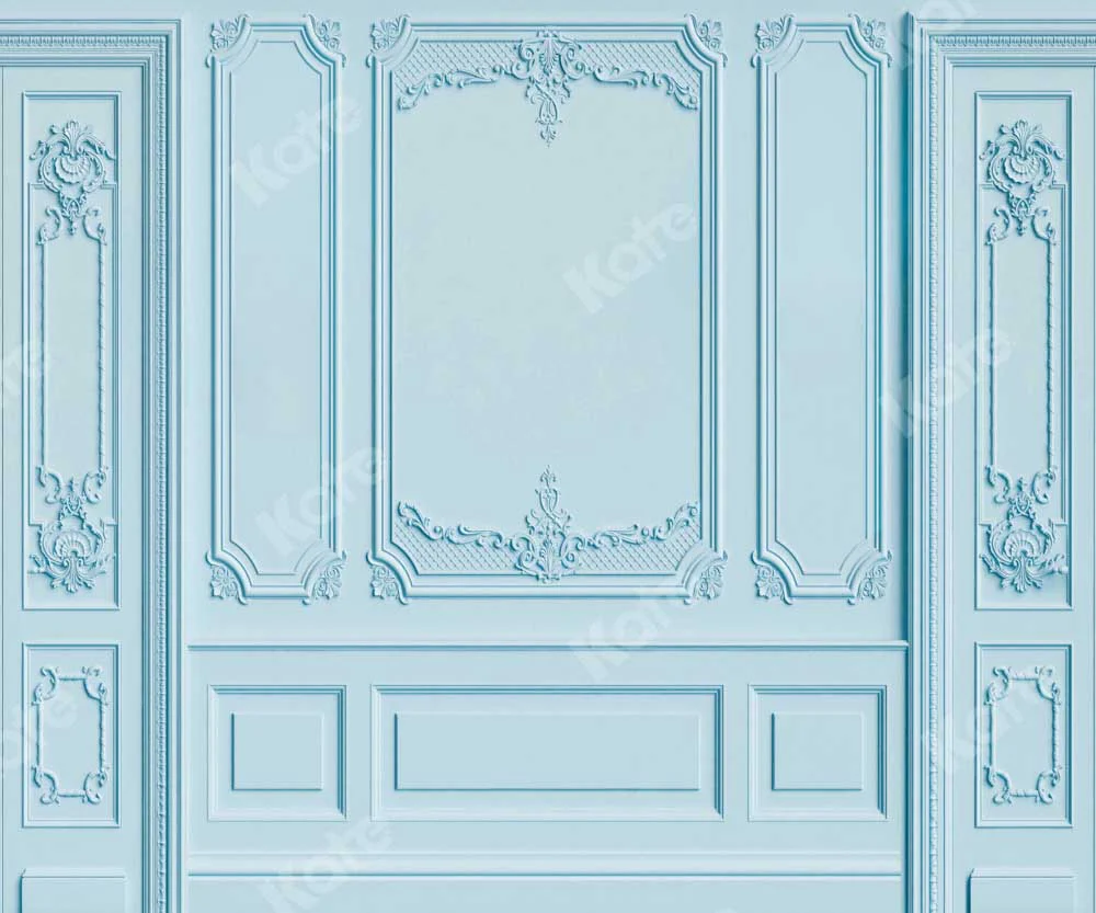 Kate Blue Wall Modern Backdrop Designed by Chain Photography - Image 3