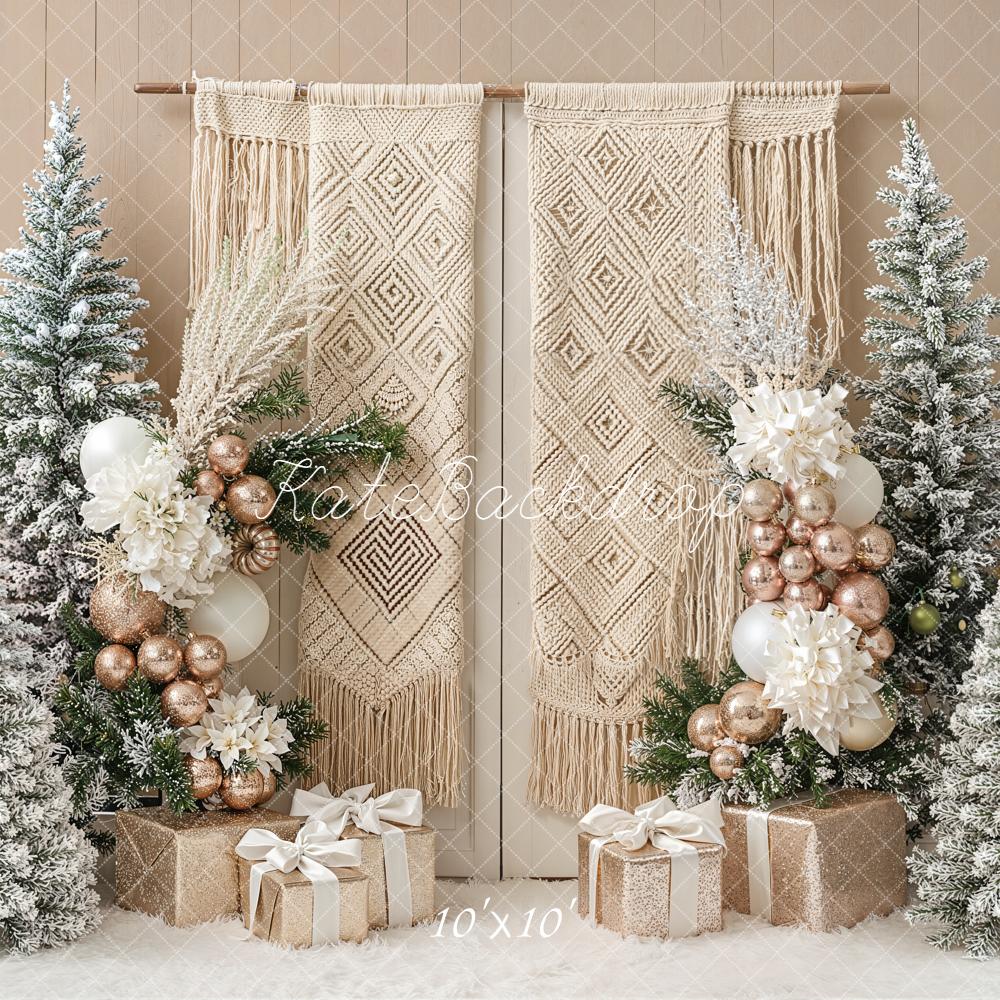 Kate Bohemian Christmas Trees Gifts Backdrop Designed by Emetselch - Image 7