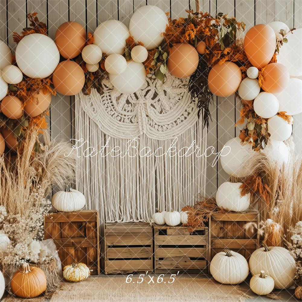 Kate Boho Autumn Pumpkin Balloon Backdrop Designed by Patty Robert - Image 2