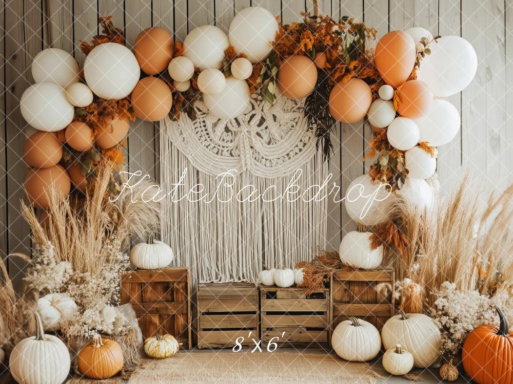 Kate Boho Autumn Pumpkin Balloon Backdrop Designed by Patty Robert - Image 3