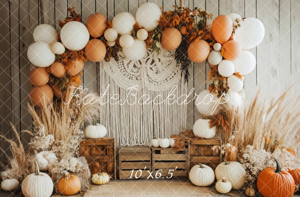 Kate Boho Autumn Pumpkin Balloon Backdrop Designed by Patty Robert - Image 4