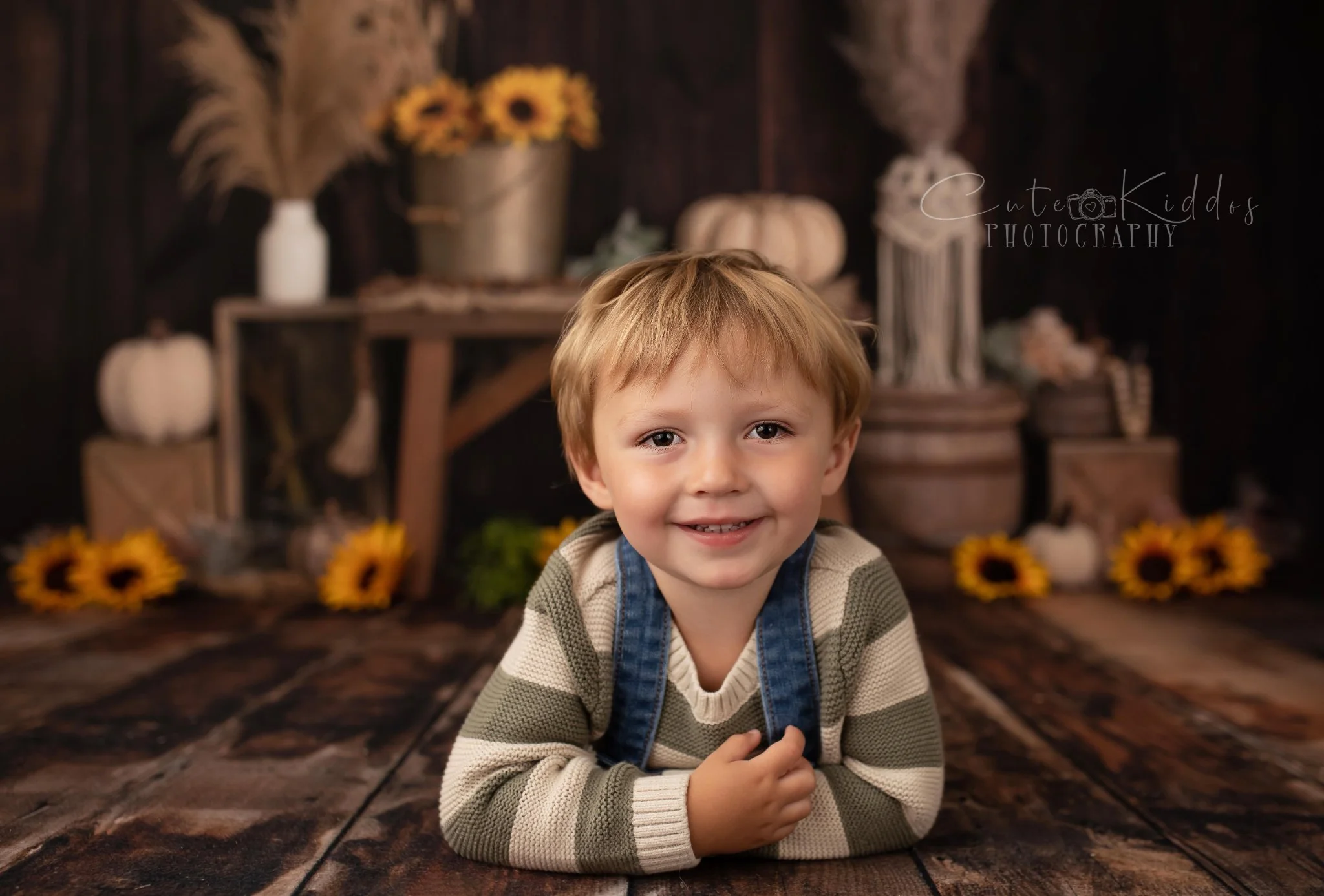 Kate Boho Autumn Sunflowers Backdrop Designed by Mandy Ringe Photography - Image 5
