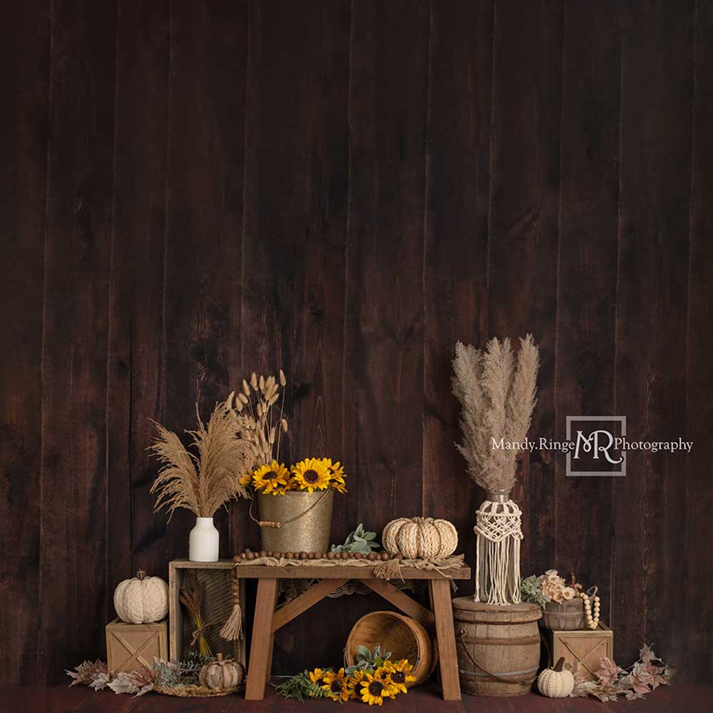 Kate Boho Autumn Sunflowers Backdrop Designed by Mandy Ringe Photography - Image 6
