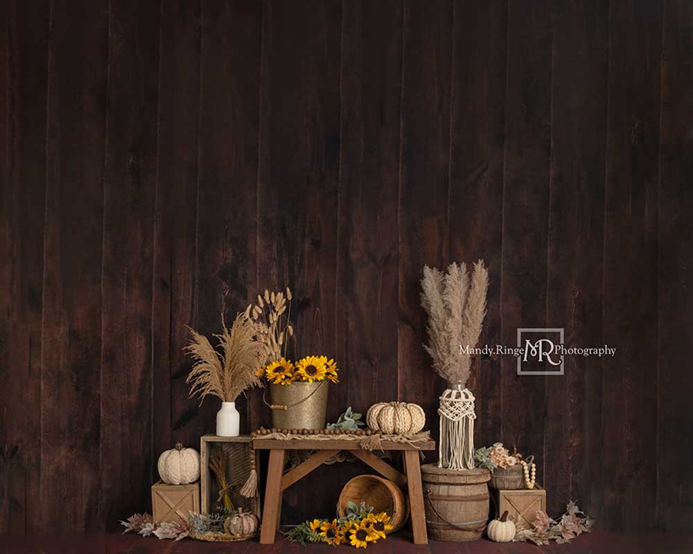 Kate Boho Autumn Sunflowers Backdrop Designed by Mandy Ringe Photography - Image 7