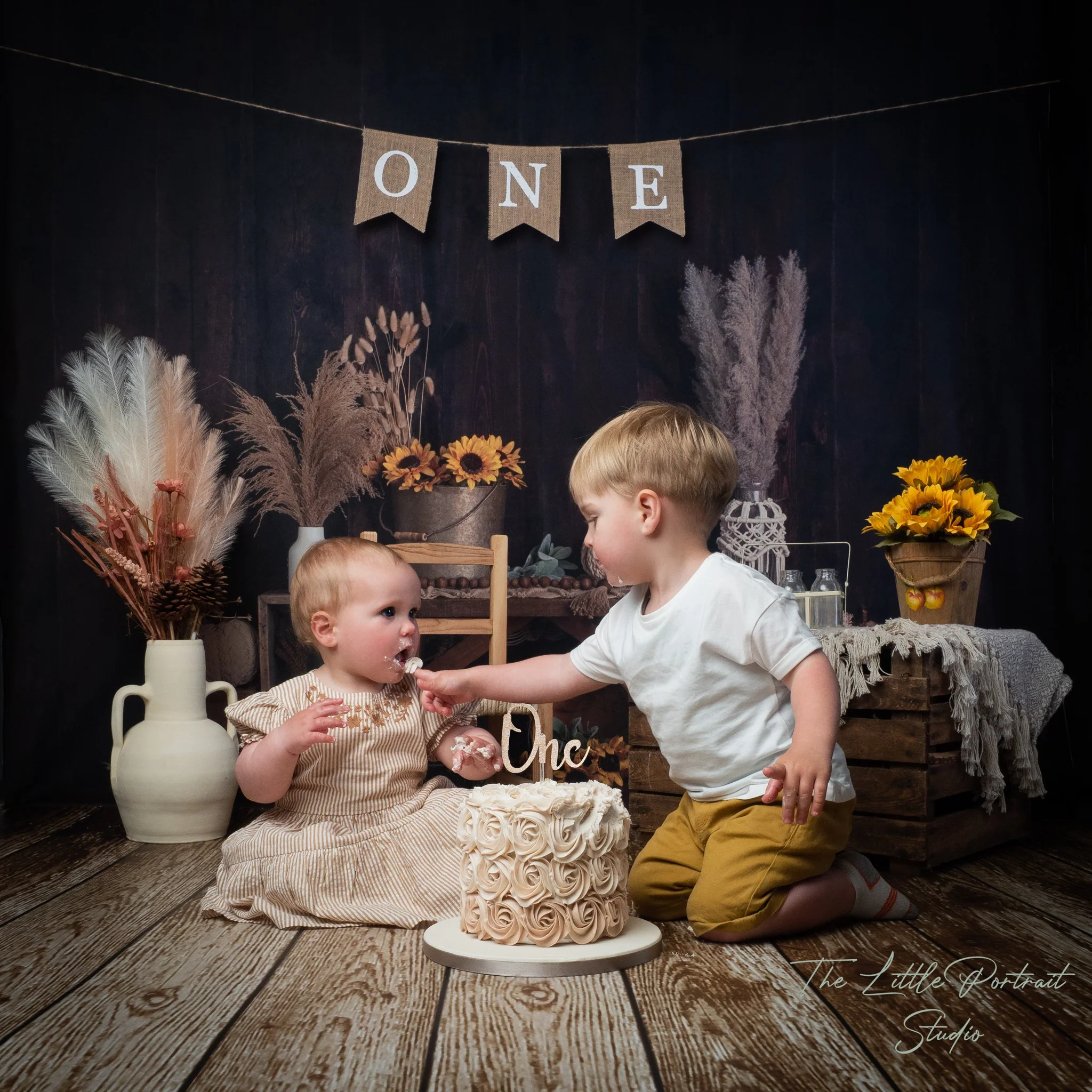 Kate Boho Autumn Sunflowers Backdrop Designed by Mandy Ringe Photography - Image 8