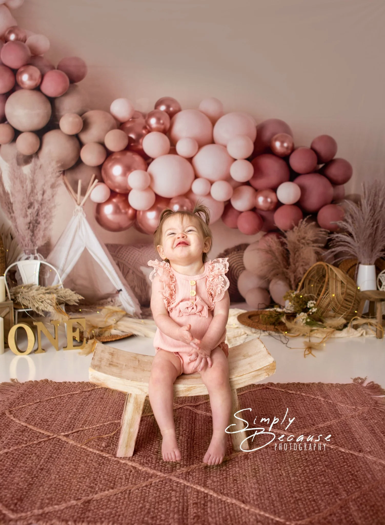 Kate Boho Balloons Tent Backdrop Designed by Mandy Ringe Photography - Image 10