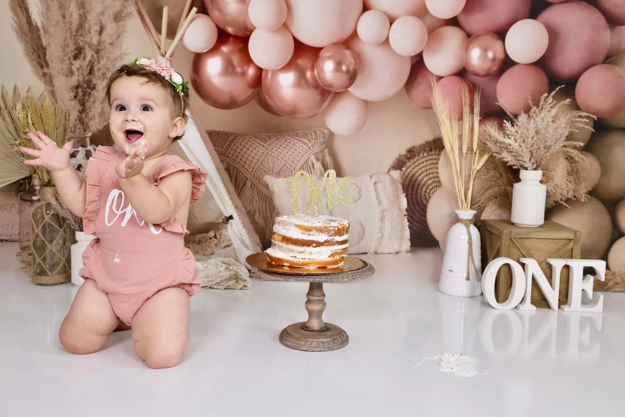 Kate Boho Balloons Tent Backdrop Designed by Mandy Ringe Photography - Image 4