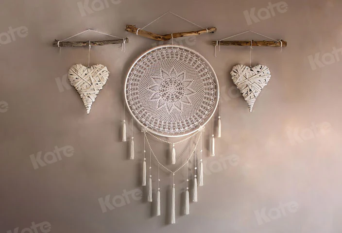 Kate Boho Beige Spring Mother's Day Backdrops for Photography - Image 3