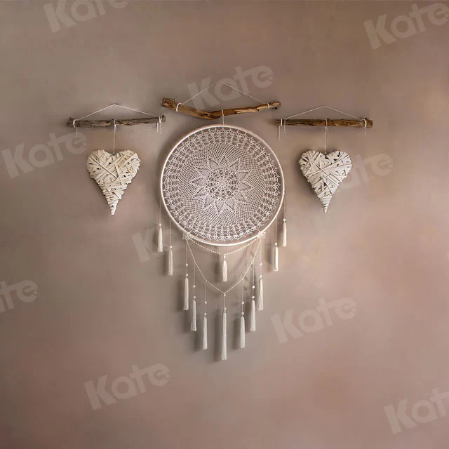 Kate Boho Beige Spring Mother's Day Backdrops for Photography - Image 4
