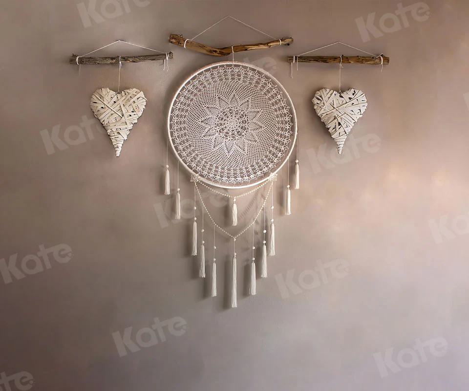 Kate Boho Beige Spring Mother's Day Backdrops for Photography - Image 5