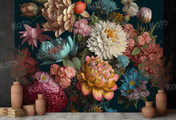 Kate Boho Blooming Flower Backdrop Designed by Chain Photography