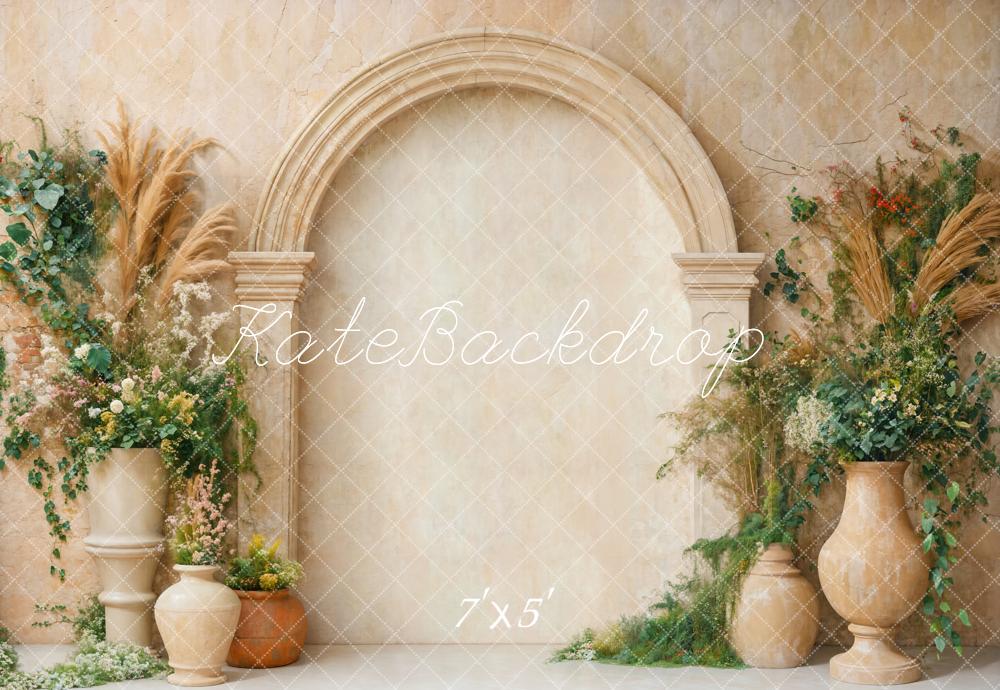 Kate Boho Elegant Arch Greenery Backdrop Designed by Emetselch