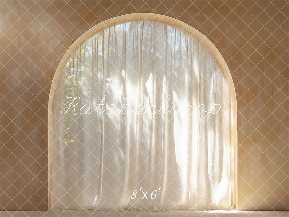 Kate Boho Elegant Arched Window Curtain Backdrop Designed by Mini MakeBelieve - Image 3