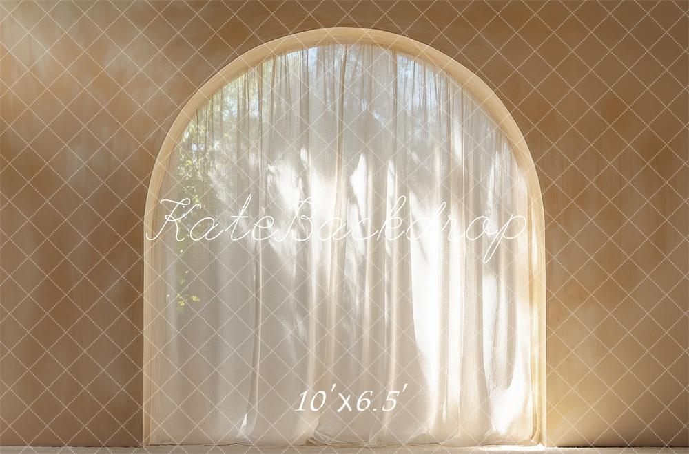Kate Boho Elegant Arched Window Curtain Backdrop Designed by Mini MakeBelieve - Image 4
