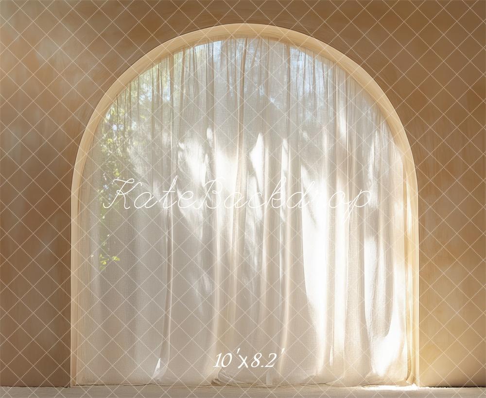 Kate Boho Elegant Arched Window Curtain Backdrop Designed by Mini MakeBelieve - Image 5