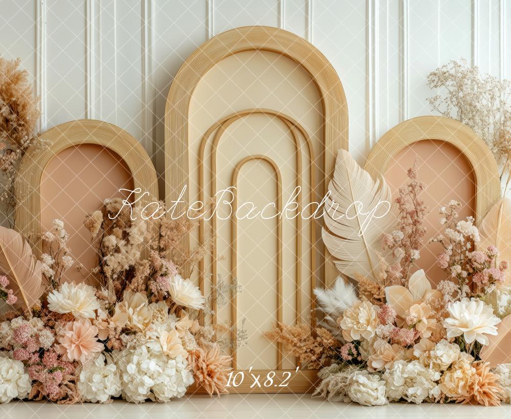 Kate Boho Floral Arched Panels Backdrop Designed by Patty Robert - Image 5