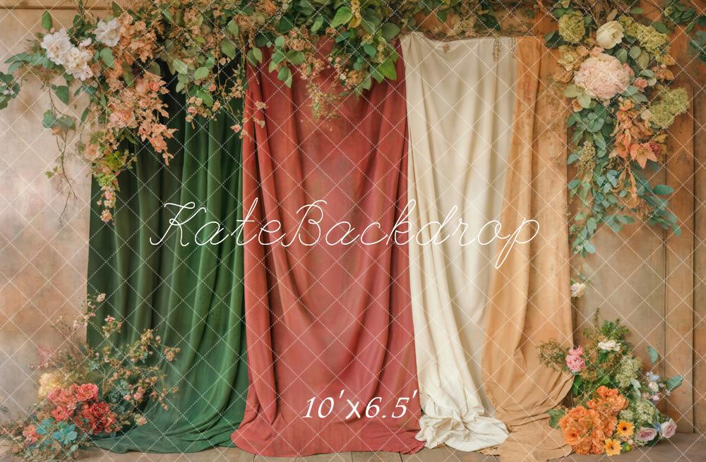 Kate Boho Floral Drapes Backdrop Designed by Emetselch - Image 4
