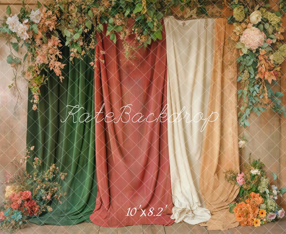Kate Boho Floral Drapes Backdrop Designed by Emetselch - Image 5