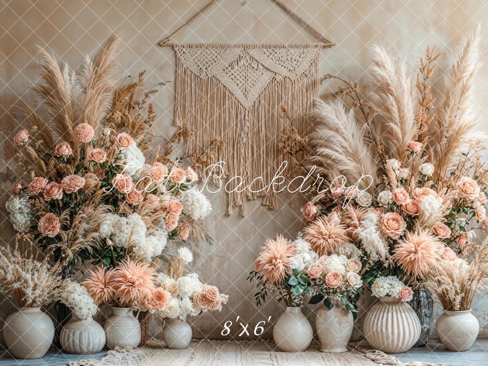 Kate Boho Floral Macrame Backdrop Designed by Emetselch - Image 3