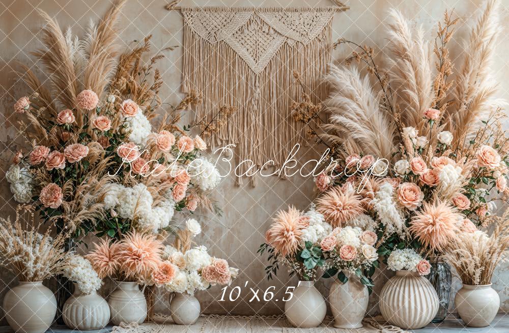 Kate Boho Floral Macrame Backdrop Designed by Emetselch - Image 4