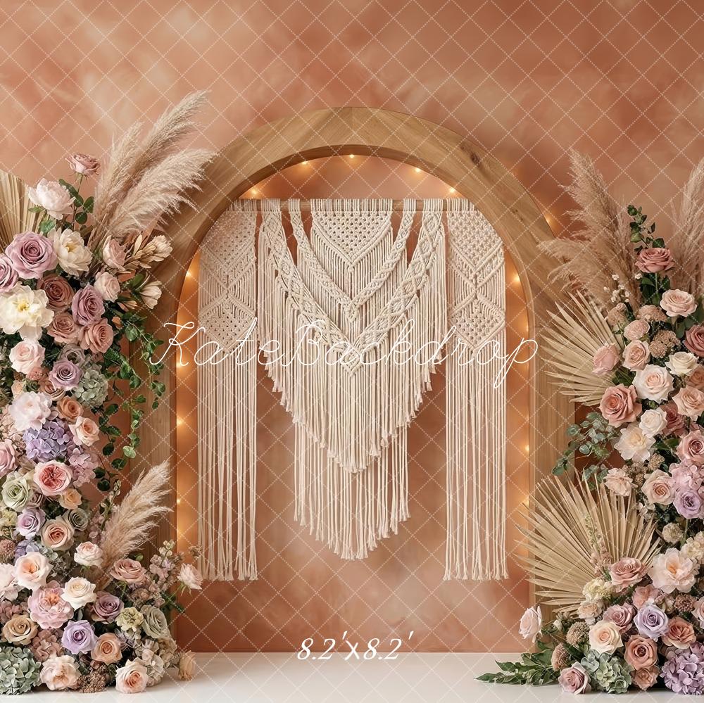 Kate Boho Floral Pampas Backdrop Designed by Patty Robert - Image 5