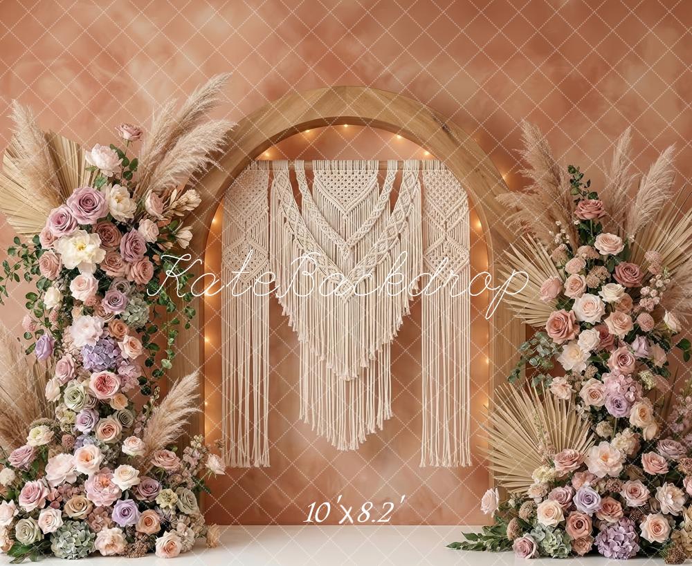 Kate Boho Floral Pampas Backdrop Designed by Patty Robert - Image 6