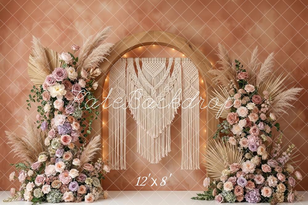 Kate Boho Floral Pampas Backdrop Designed by Patty Robert - Image 8