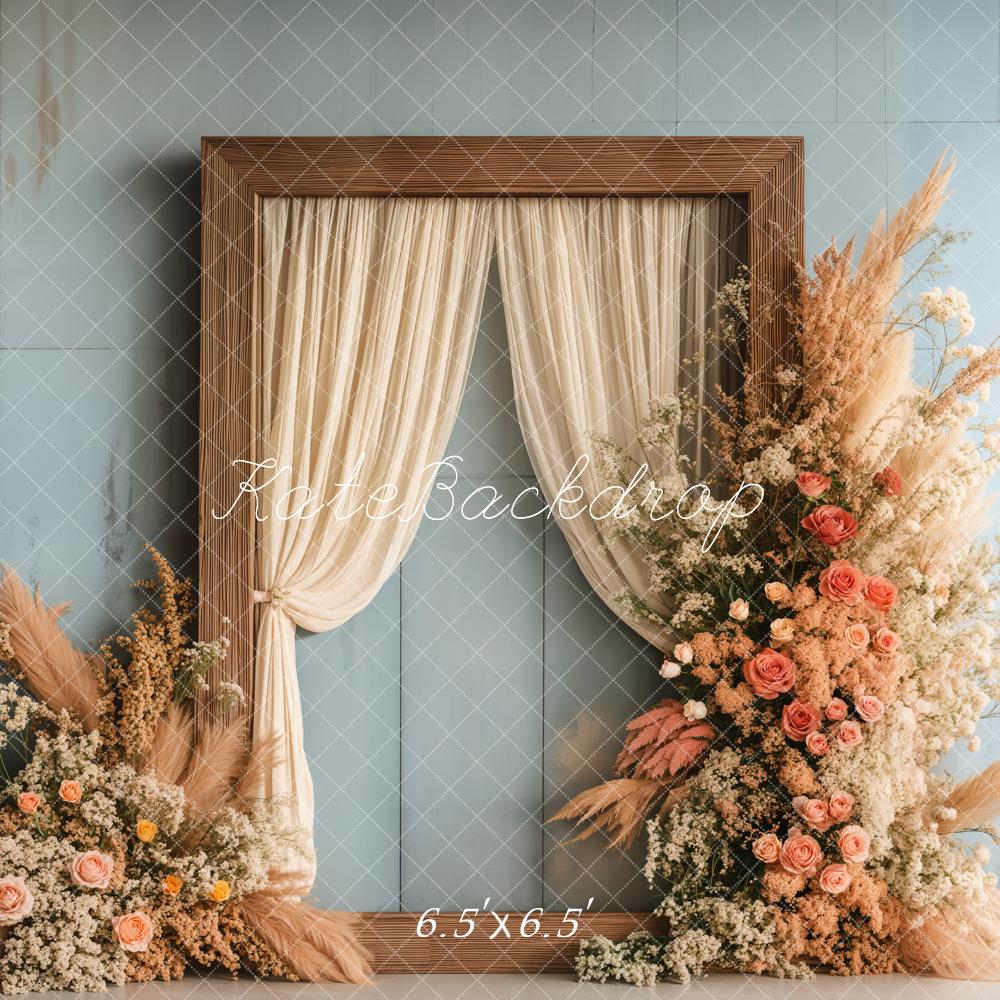 Kate Boho Floral Wedding Backdrop Designed by Emetselch - Image 2