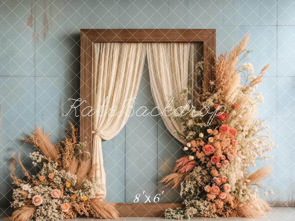 Kate Boho Floral Wedding Backdrop Designed by Emetselch - Image 3