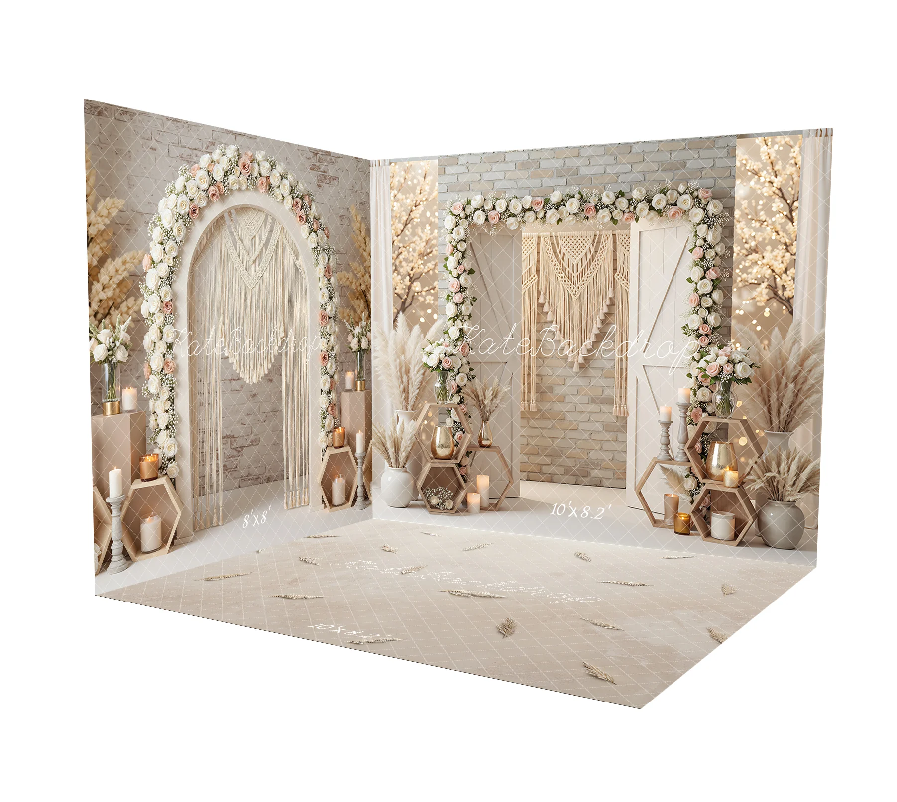 Kate Boho Garland Pampas Grass Room Set - Image 2