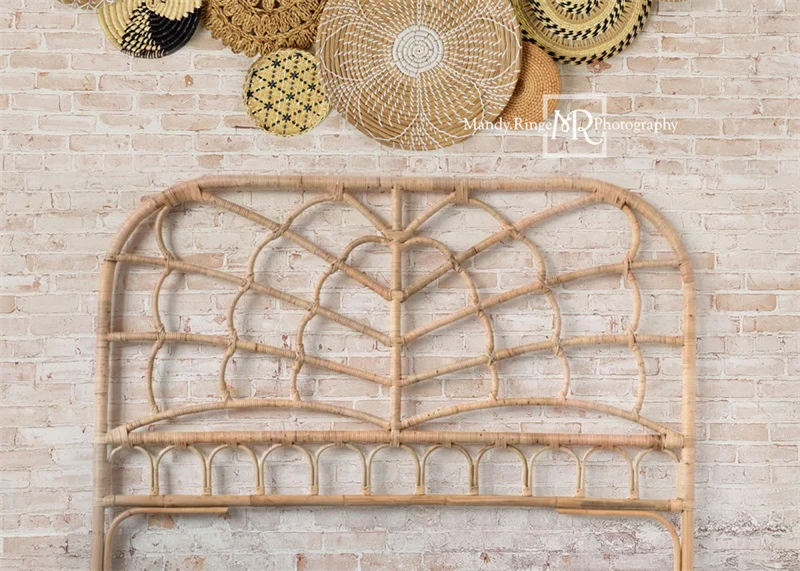Kate Boho Headboard Baskets Backdrop Designed by Mandy Ringe Photography - Image 2
