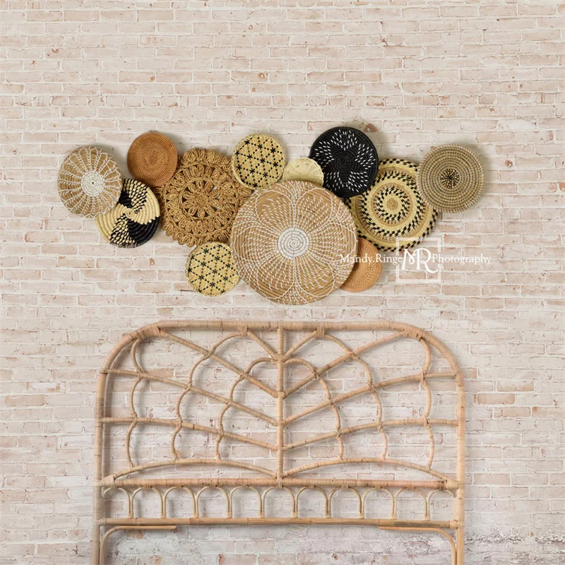 Kate Boho Headboard Baskets Backdrop Designed by Mandy Ringe Photography - Image 5