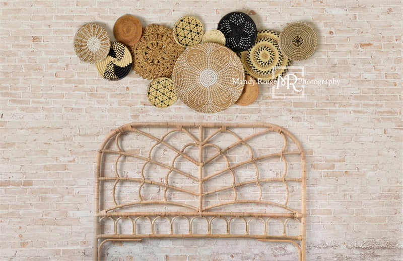 Kate Boho Headboard Baskets Backdrop Designed by Mandy Ringe Photography - Image 6