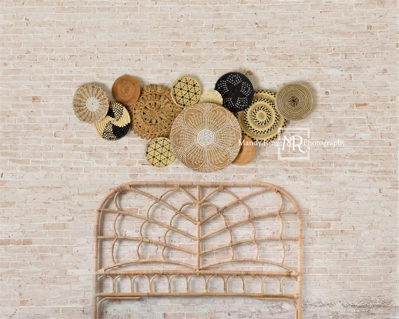 Kate Boho Headboard Baskets Backdrop Designed by Mandy Ringe Photography - Image 7