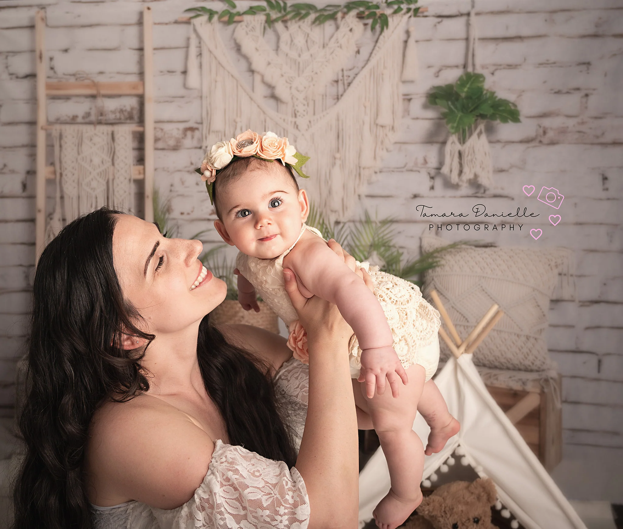 Kate Boho Mother's Day Spring Plants Backdrop Designed by Emetselch - Image 4