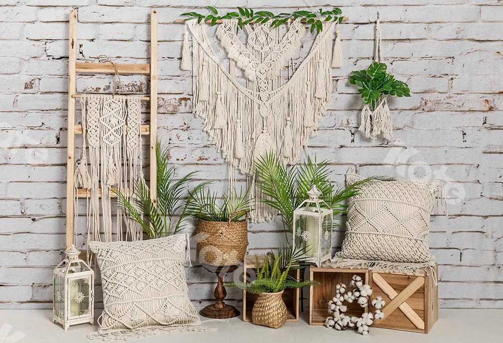 Kate Boho Mother's Day Spring Plants Backdrop Designed by Emetselch - Image 6