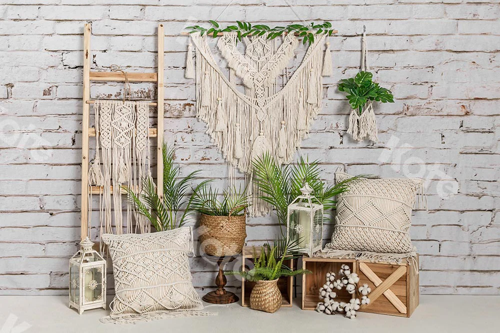 Kate Boho Mother's Day Spring Plants Backdrop Designed by Emetselch - Image 8