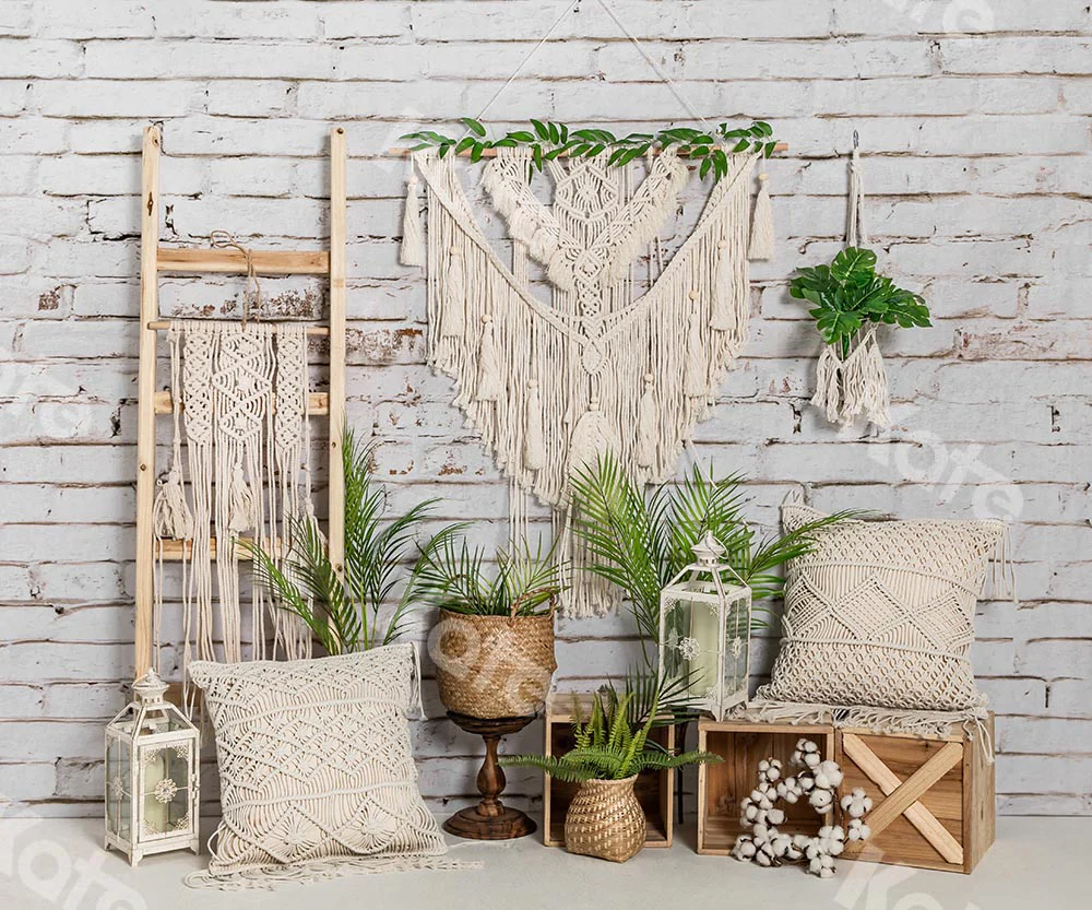 Kate Boho Mother's Day Spring Plants Backdrop Designed by Emetselch - Image 9