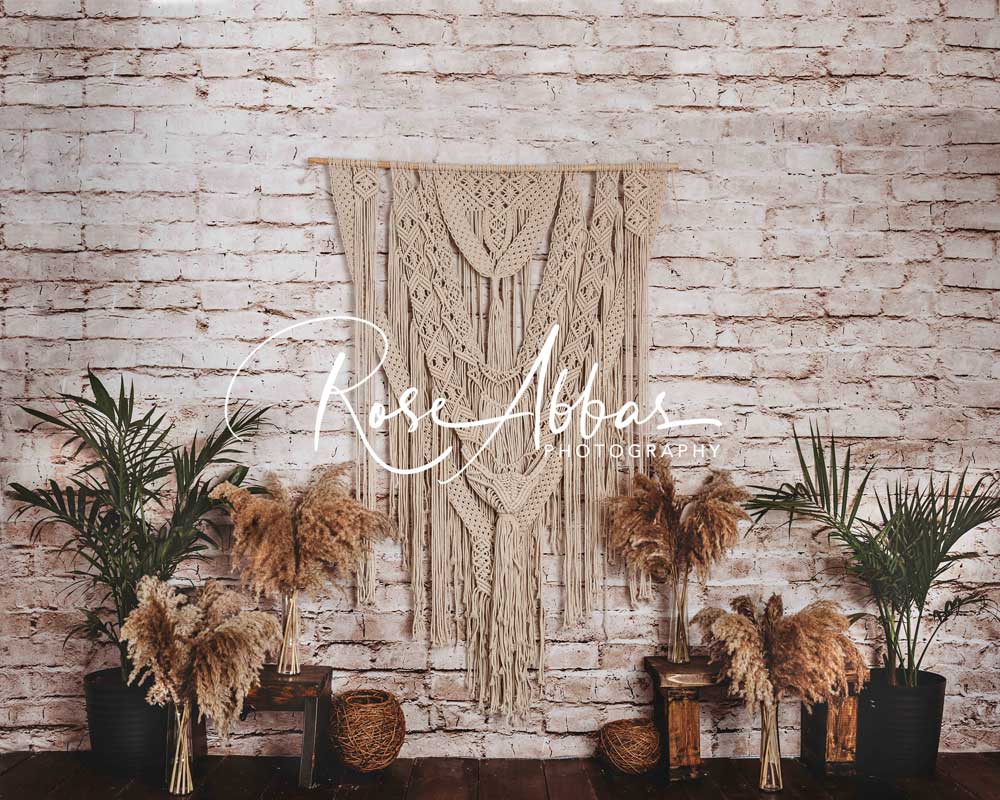 Kate Boho Plants Backdrop for Photography Designed By Rose Abbas - Image 6