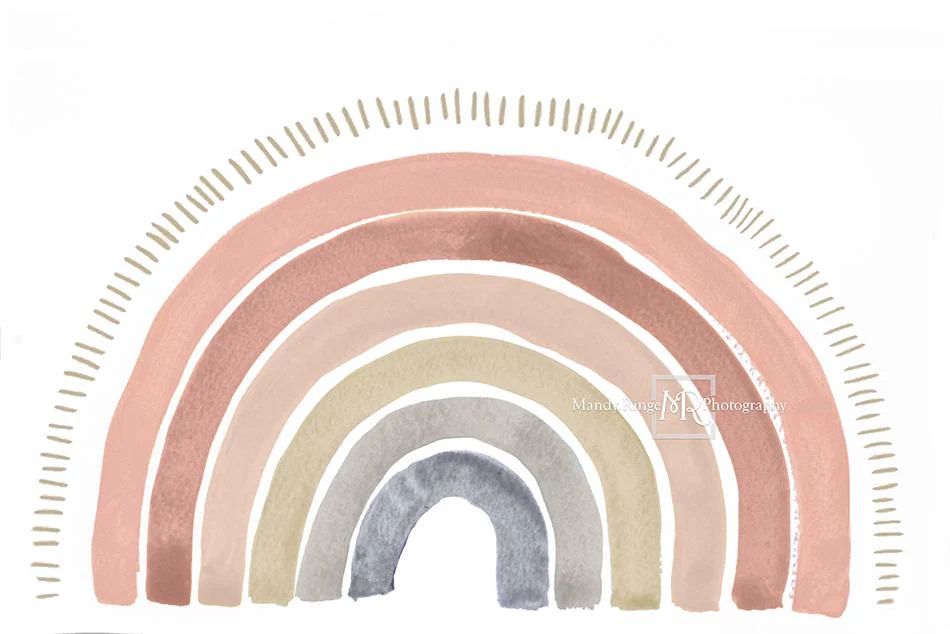 Kate Boho Rainbow Backdrop Designed by Mandy Ringe Photography - Image 2