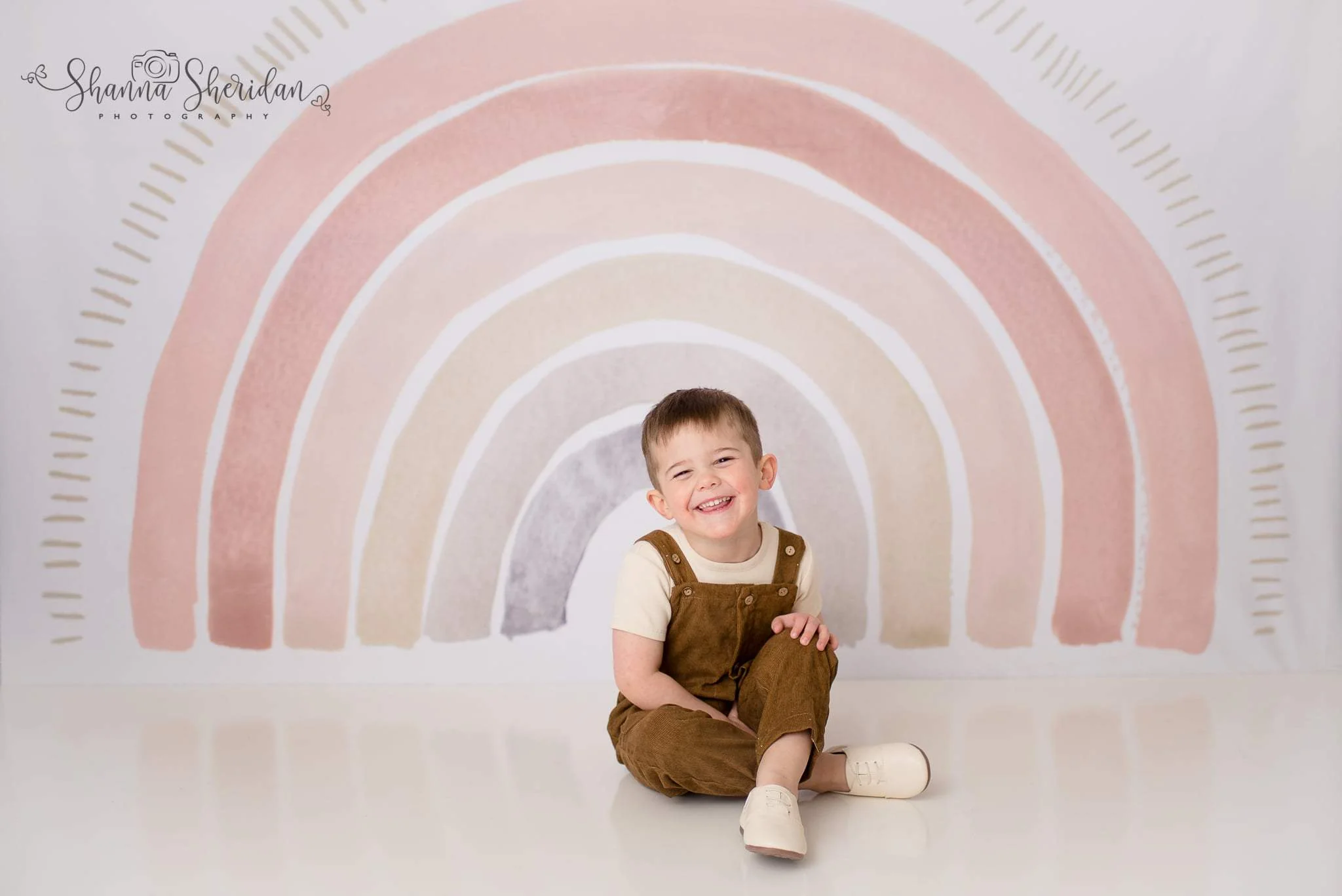 Kate Boho Rainbow Fleece Backdrop Designed by Mandy Ringe Photography - Image 12